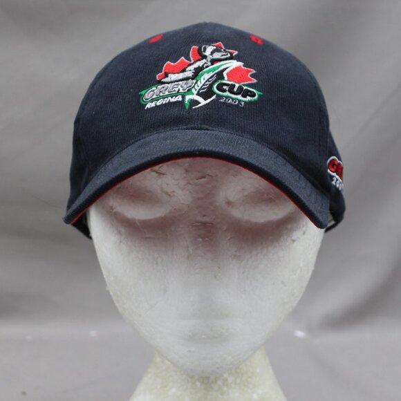 Vintage CFL Hat - Grey Cup 2003 Official Logo - Adult Gripback - Picture 1 of 9